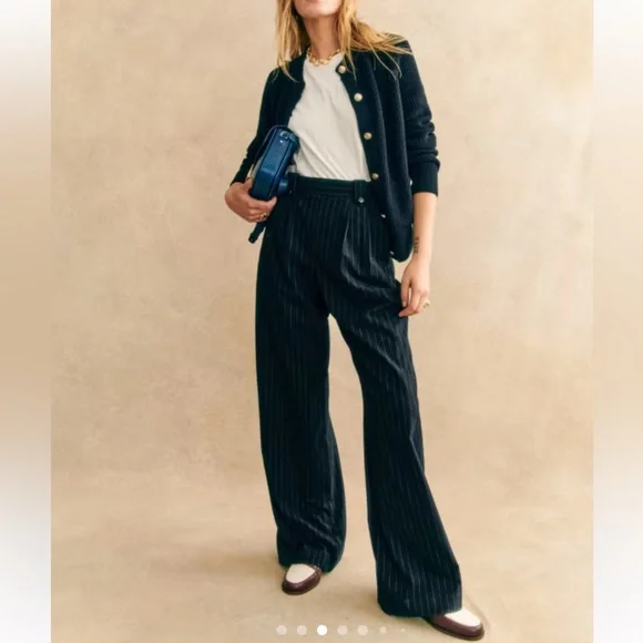 Women’s Ribbed Button Cardigan Sweater - Sezane - Picture 5 of 11